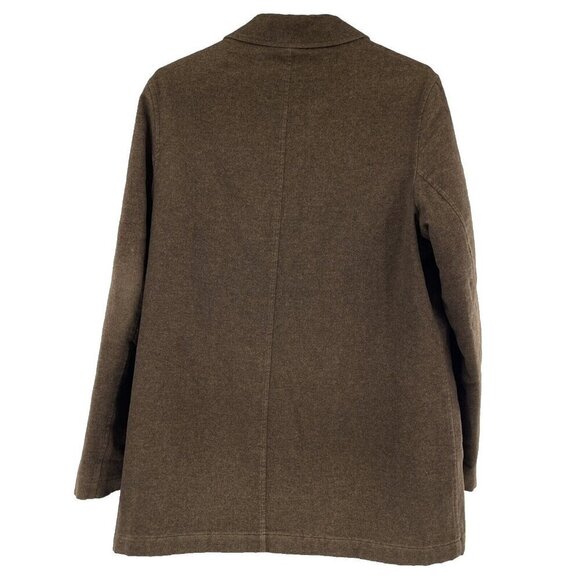 Burberry London Wool Blend Jacket Nova Check Quilted Lined Brown Men's XLarge - Picture 2 of 16